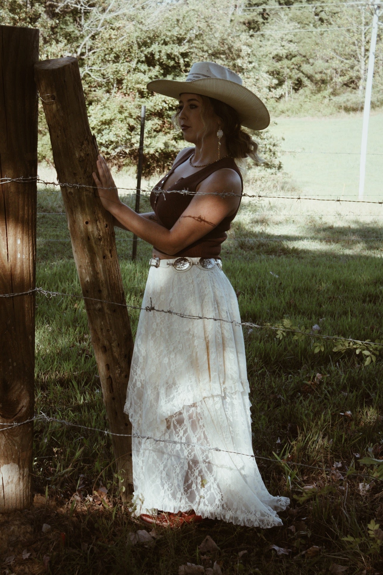 In Rust Tank Crop-Top