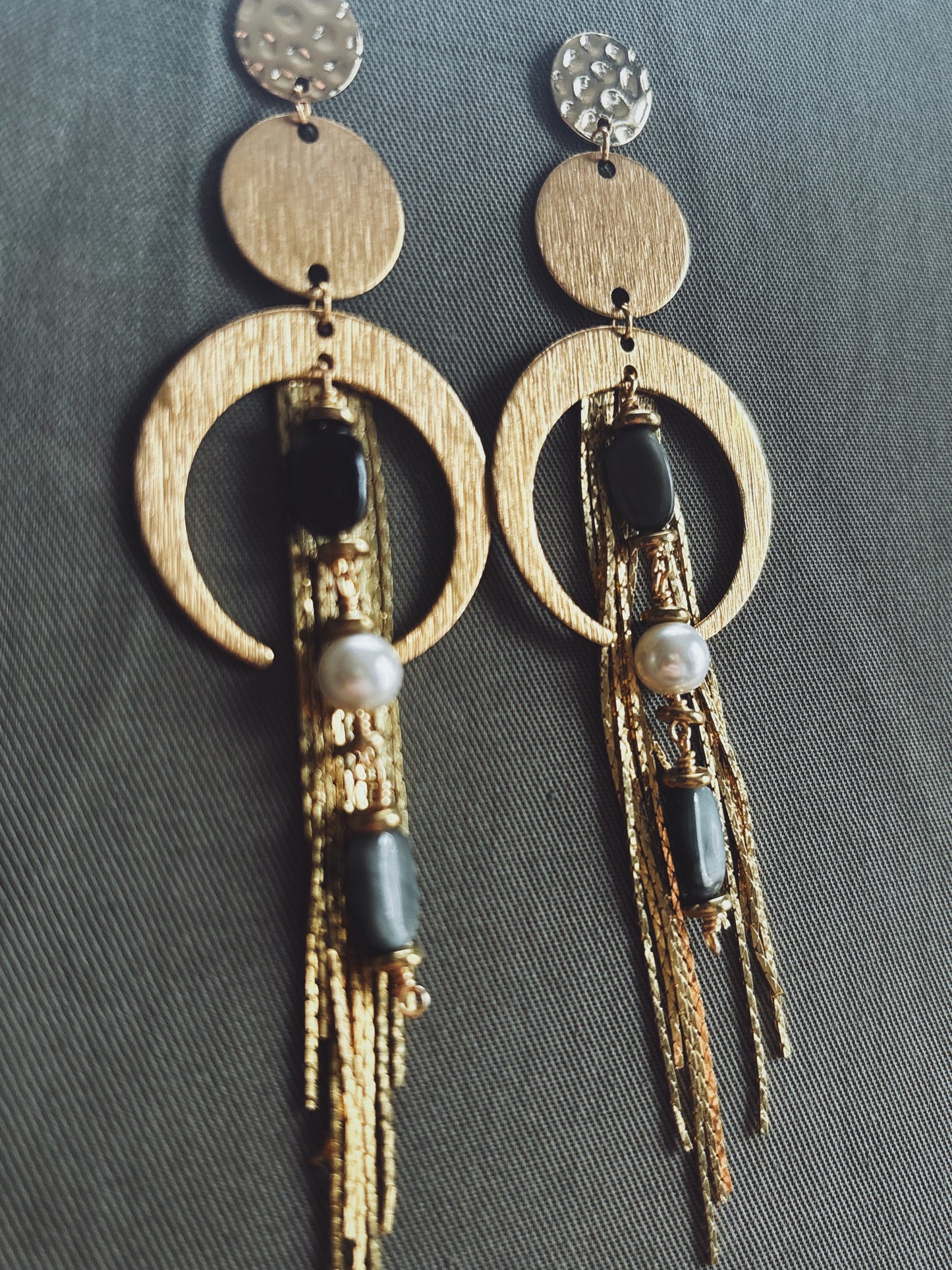 Moonlight magic 14K Gold-Plated earrings