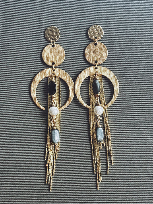 Moonlight magic 14K Gold-Plated earrings