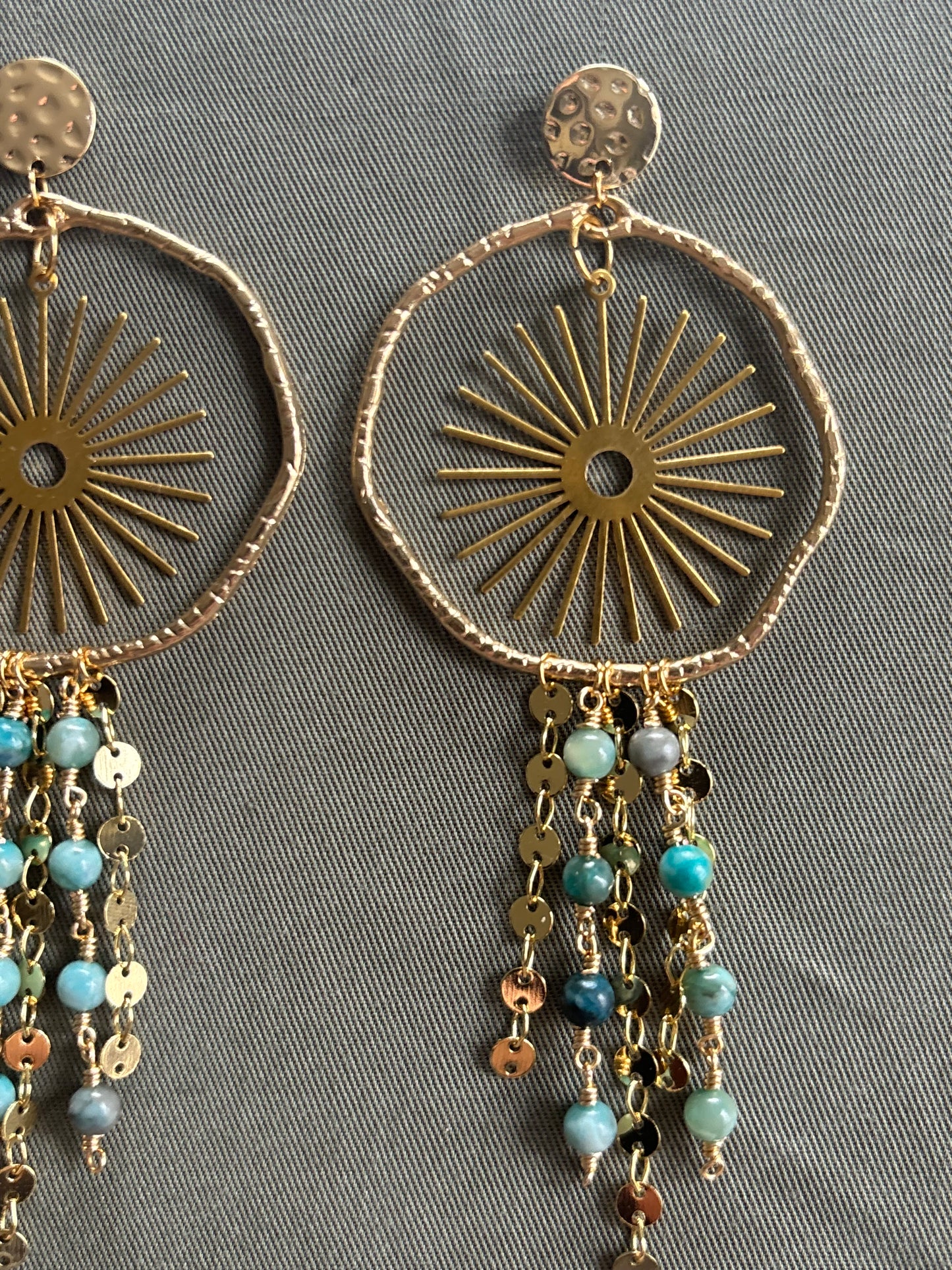 Golden Waters 14K Gold-Plated Earrings