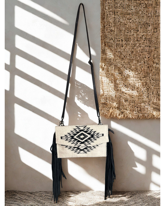 American Darling Envelope Saddle Blanket Fabric Genuine Leather